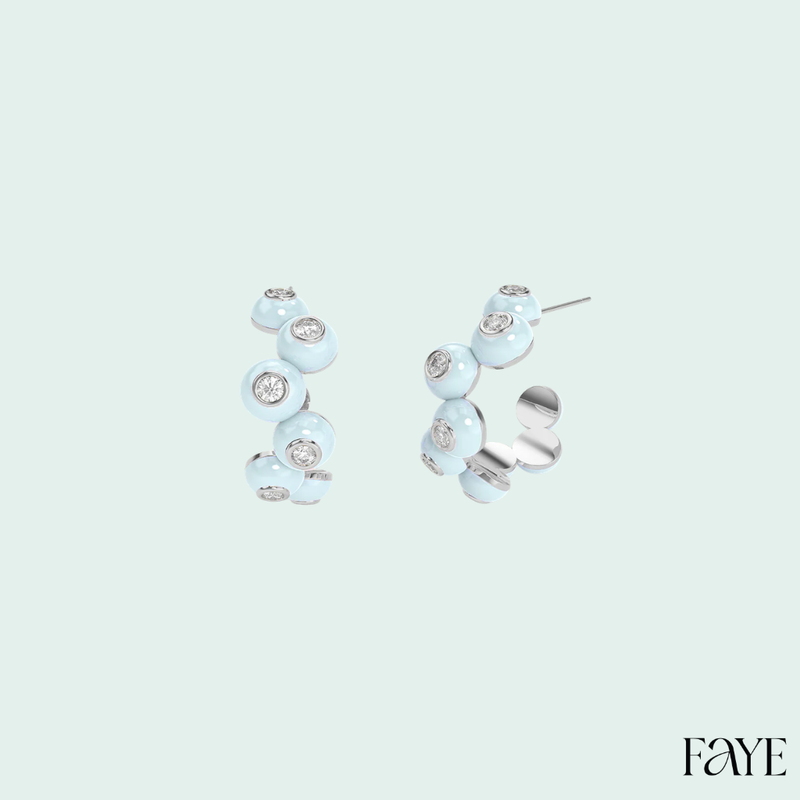 Dopamine Overdose Silver Earrings