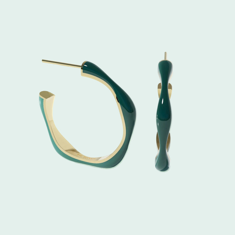 Sugar Overide Hoop Earrings (GOLD)