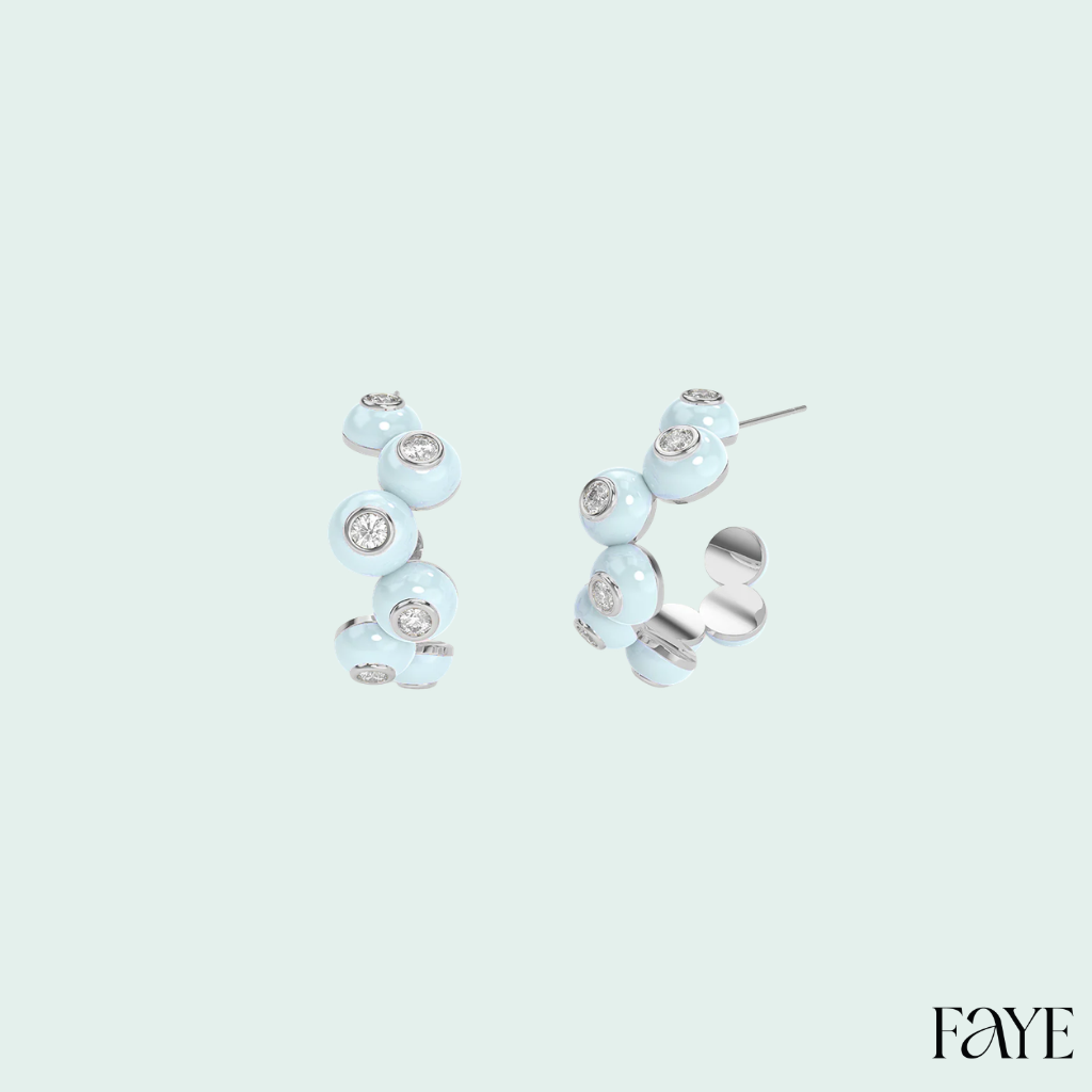 Dopamine Overdose Silver Earrings
