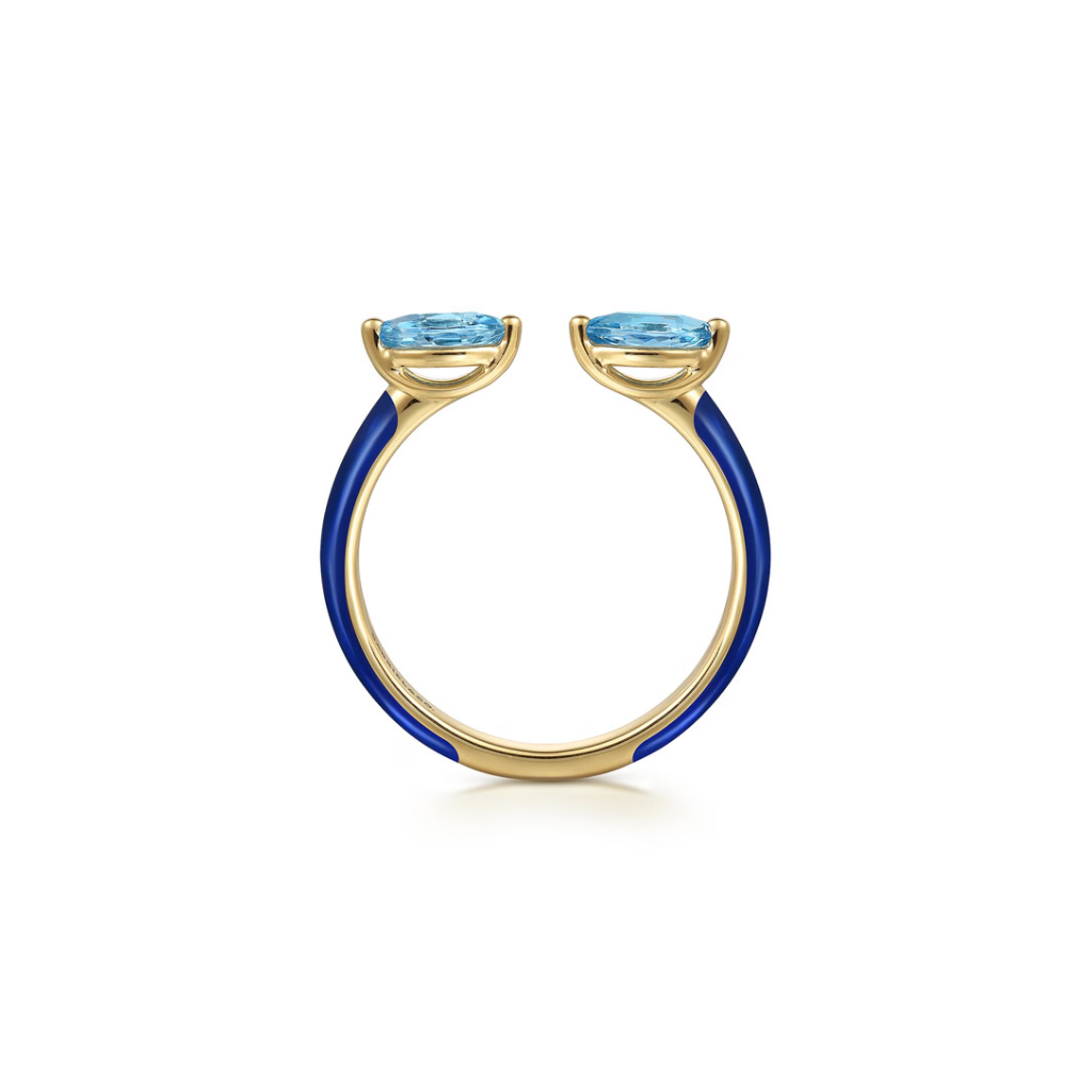 Capri Kiss Ring (Sky Blue & Lime Green Edition)