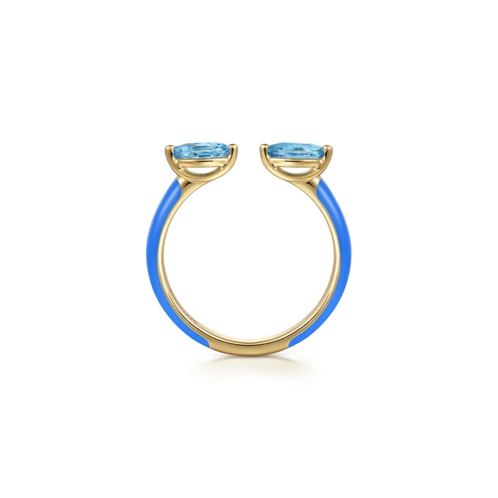 Capri Kiss Ring (Sky Blue & Lime Green Edition)