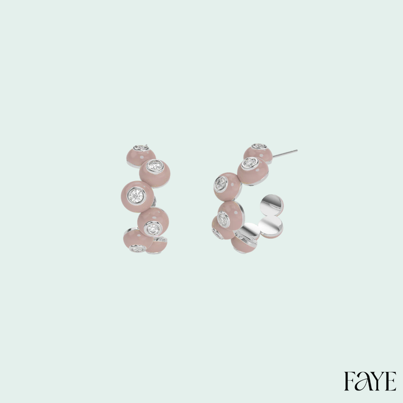Dopamine Overdose Silver Earrings