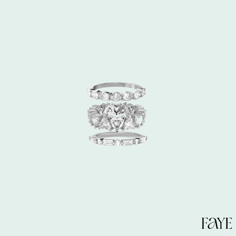 Eternal Trio Ring Set (SILVER)