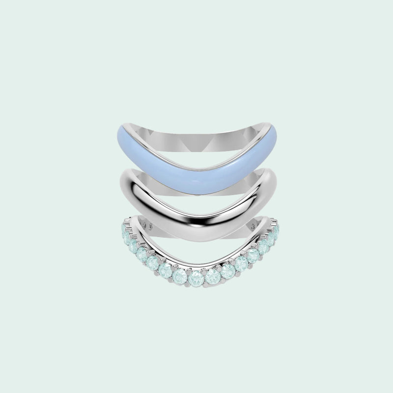 The Sugar Echo-Sliver Ring Trio
