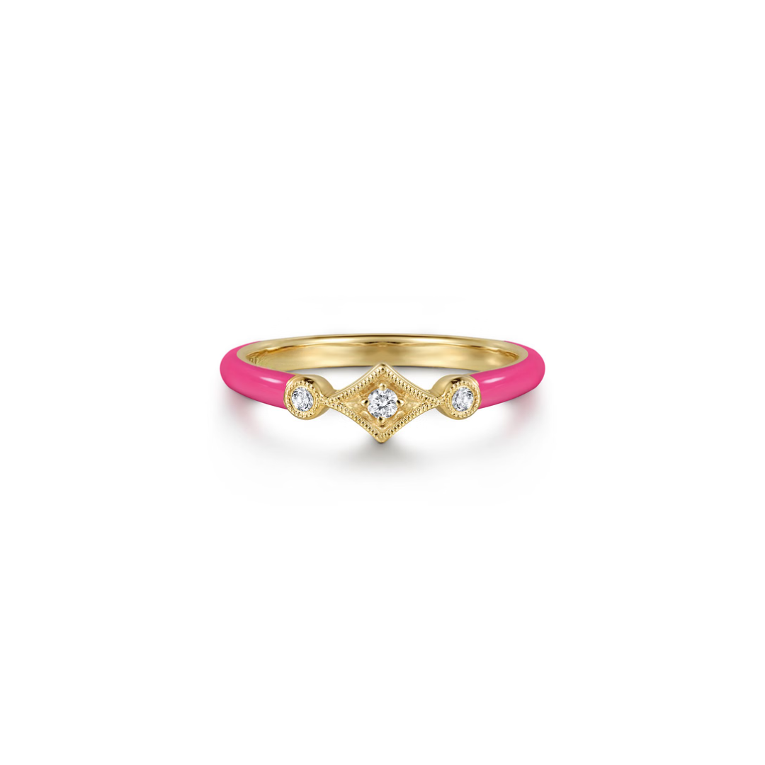 The Losange Band (White & Yellow Gold Edition)