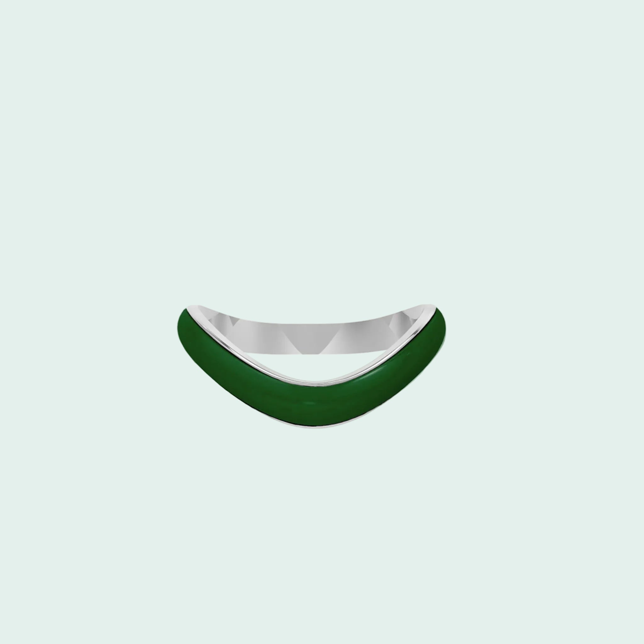 Liquid Tide Wave Ring