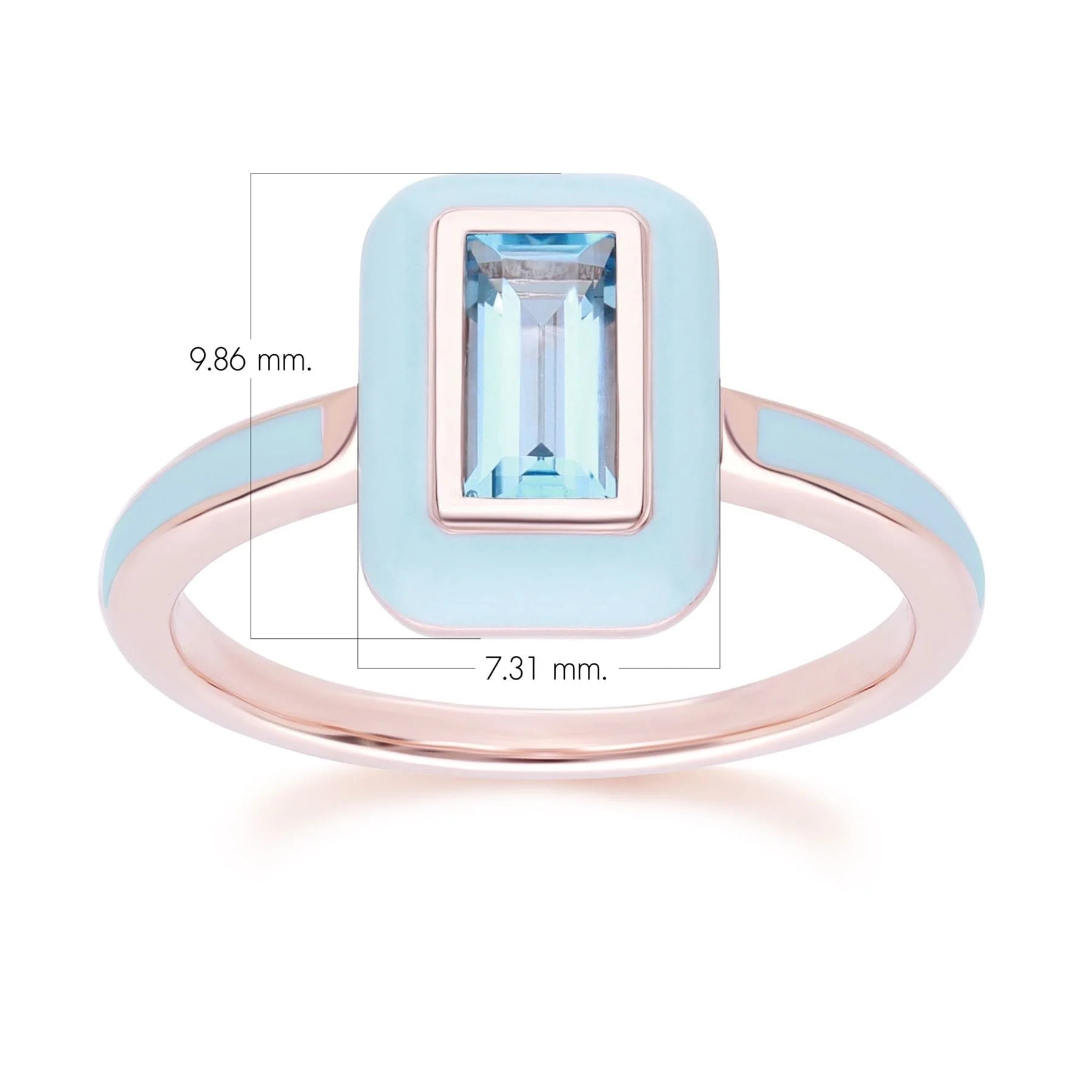 Aura Oval Ring (Sky Blue Edition)