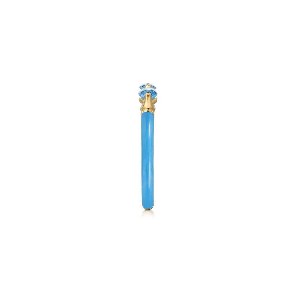 Capri Kiss Ring (Sky Blue & Lime Green Edition)