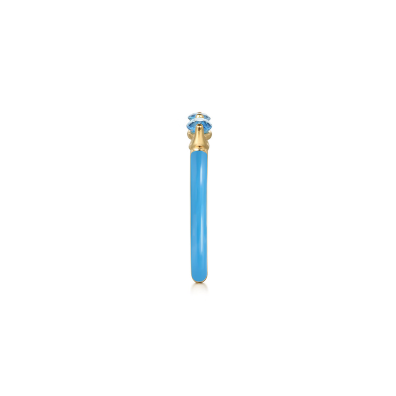 Capri Kiss Ring (Sky Blue & Lime Green Edition)