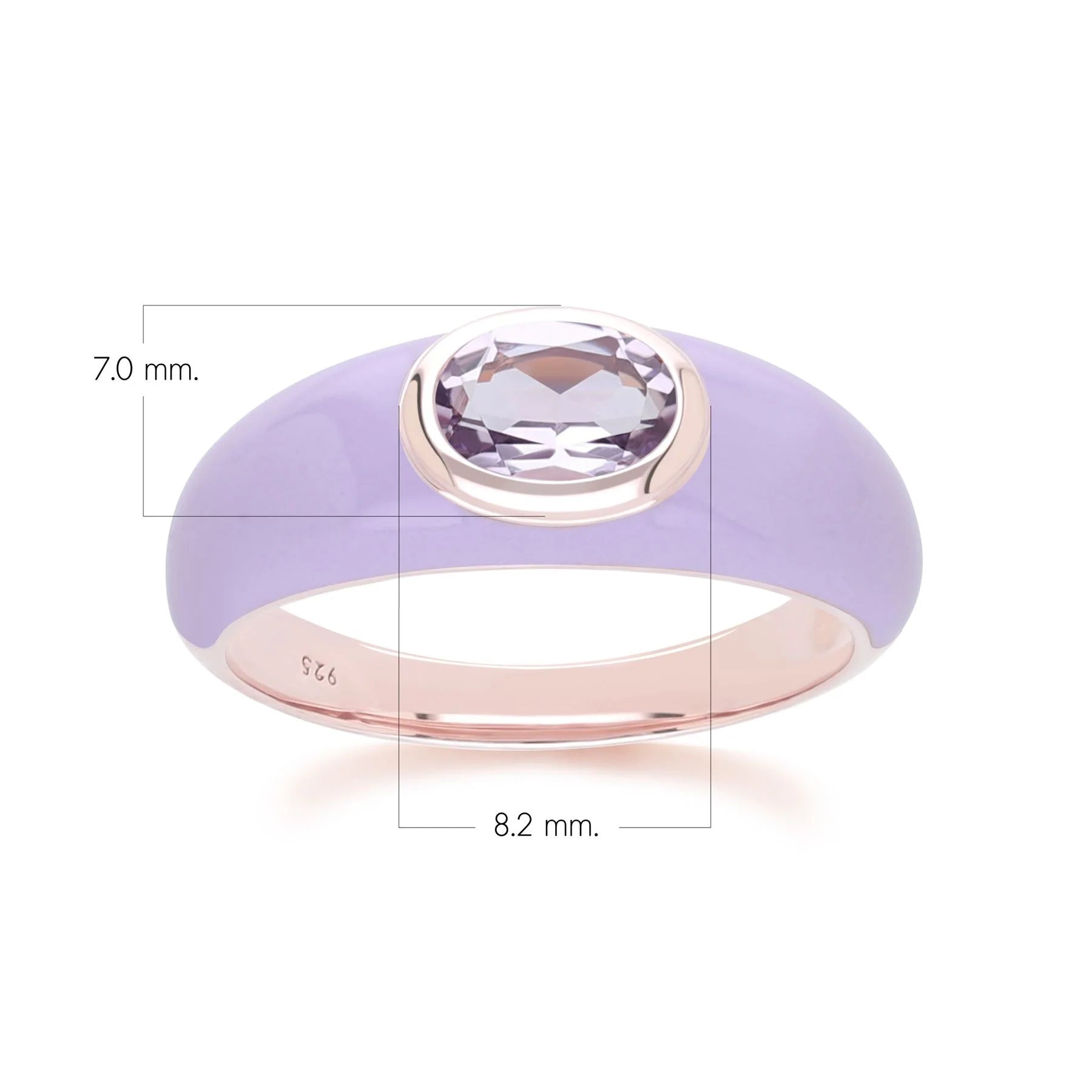Azure Arc Dome Ring (Lavender Edition)