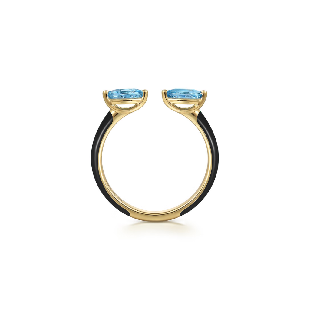 Capri Kiss Ring (Sky Blue & Lime Green Edition)