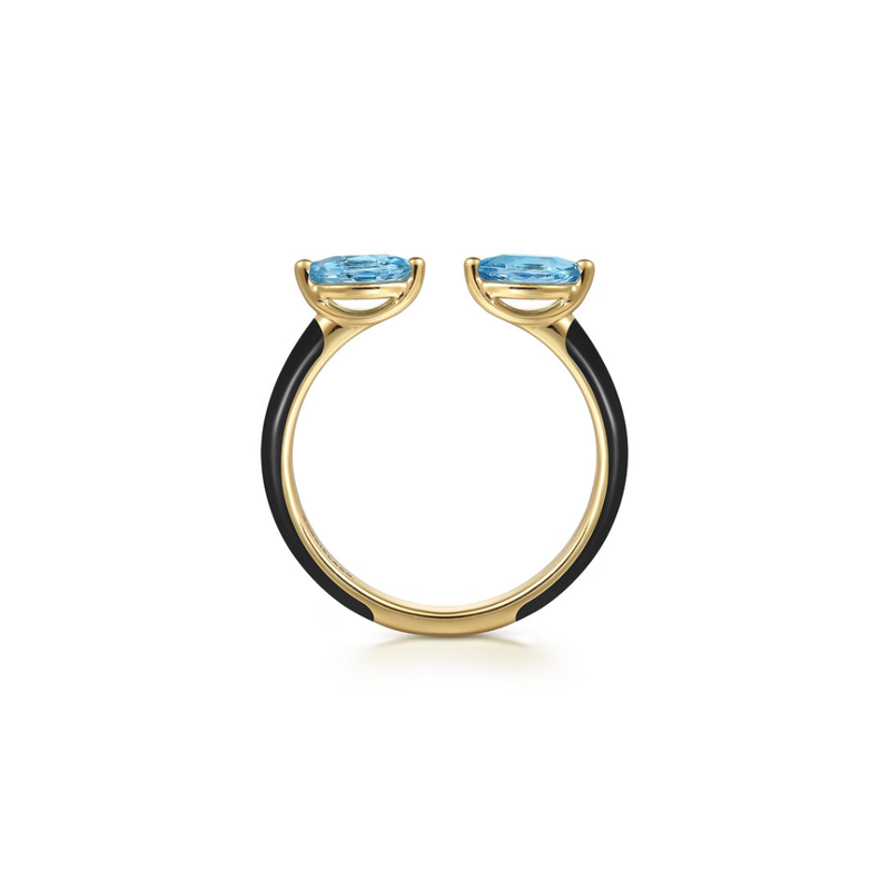 Capri Kiss Ring (Sky Blue & Lime Green Edition)