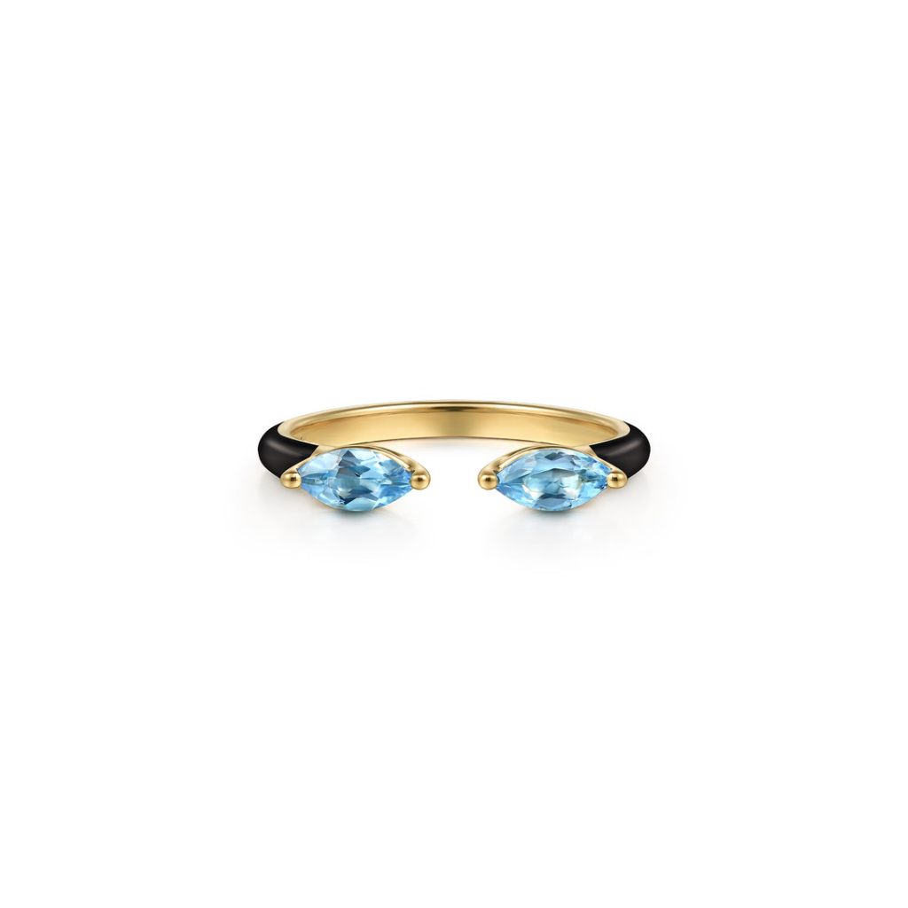 Capri Kiss Ring (Sky Blue & Lime Green Edition)