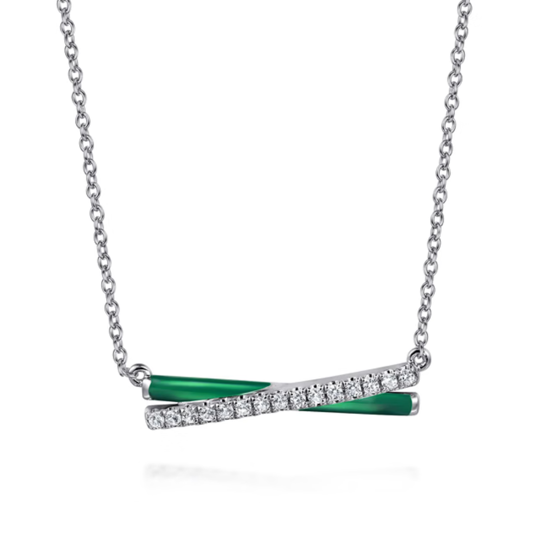 The Crossroads Bar (Chrome Red & Pave Moissanite Edition)