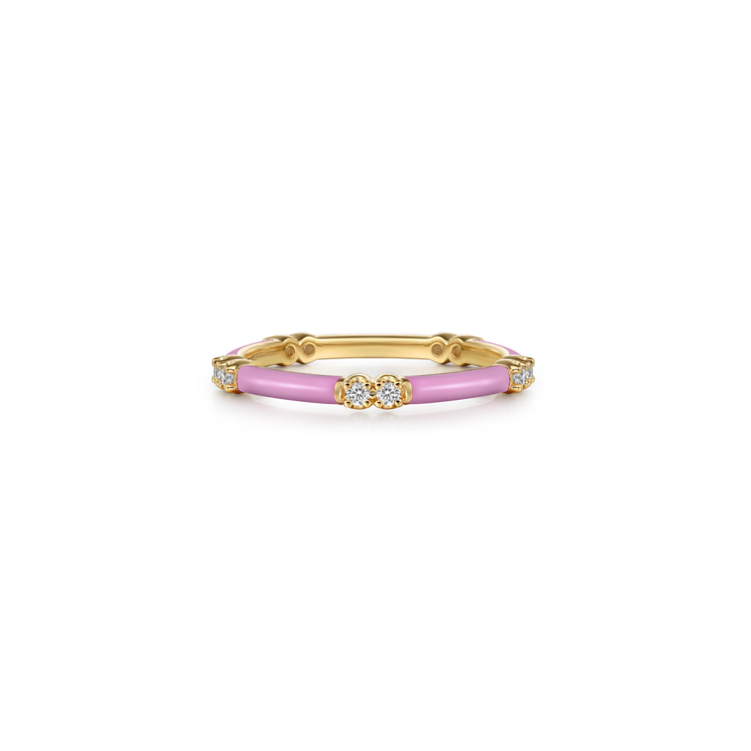 The Lucky Bamboo Ring (Millennial Pink & Yellow Gold Edition)