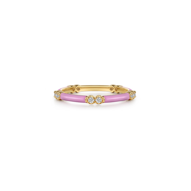 The Lucky Bamboo Ring (Millennial Pink & Yellow Gold Edition)
