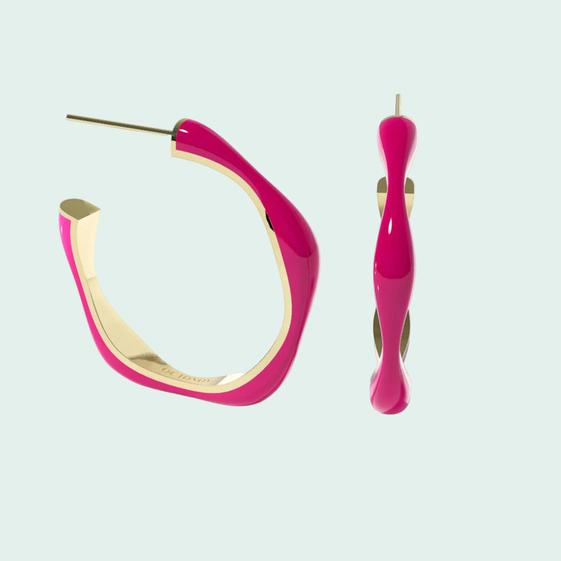Sugar Overide Hoop Earrings (GOLD)