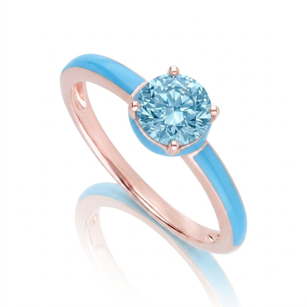 Chroma Aura Pear Ring (Mint Edition)