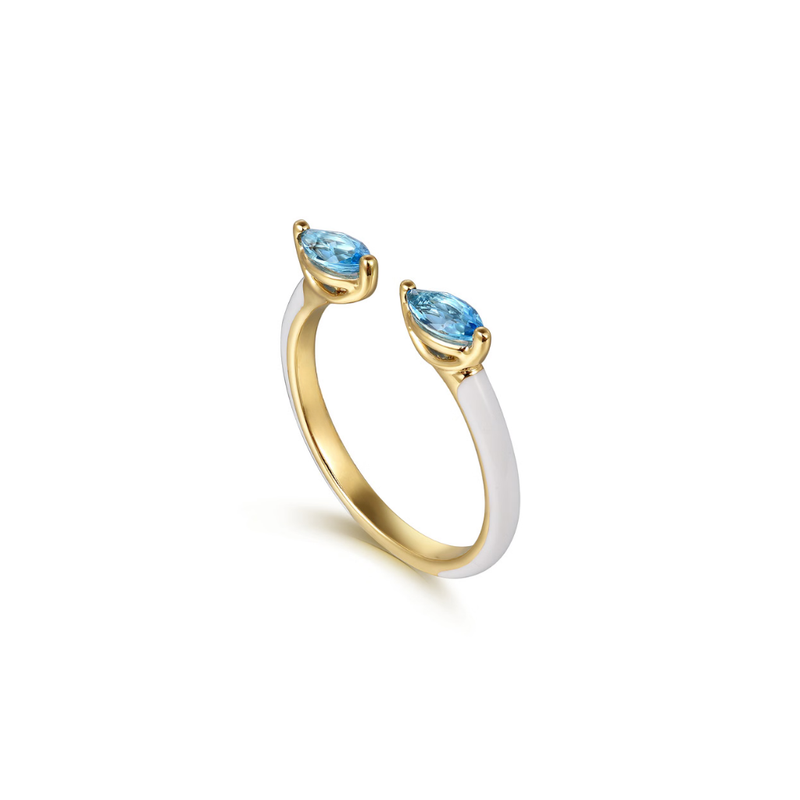 Capri Kiss Ring White Edition (Purple)