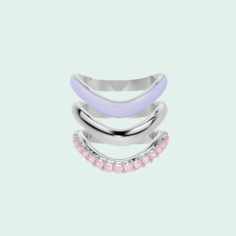 The Sugar Echo-Silver (Set of 3)
