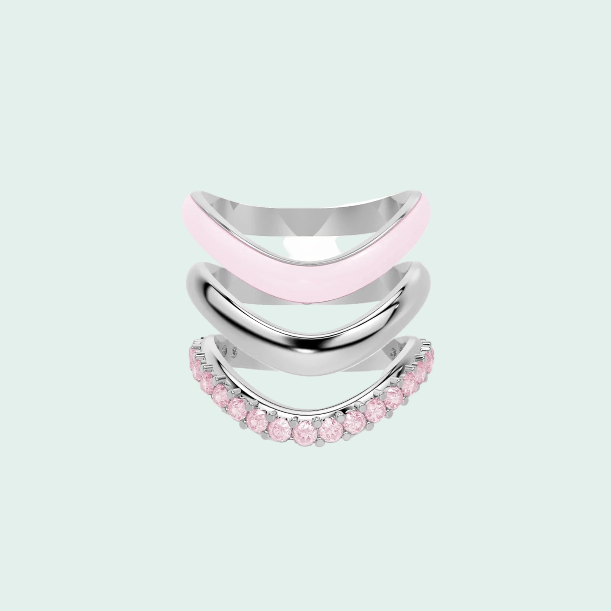 The Sugar Echo-Sliver Ring Trio