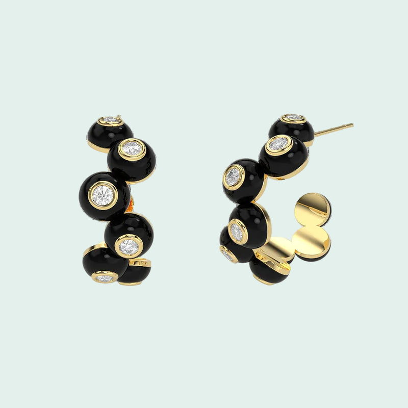 Dopamine Overdose Gold Earrings