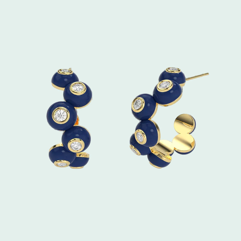 Dopamine Overdose Gold Earrings
