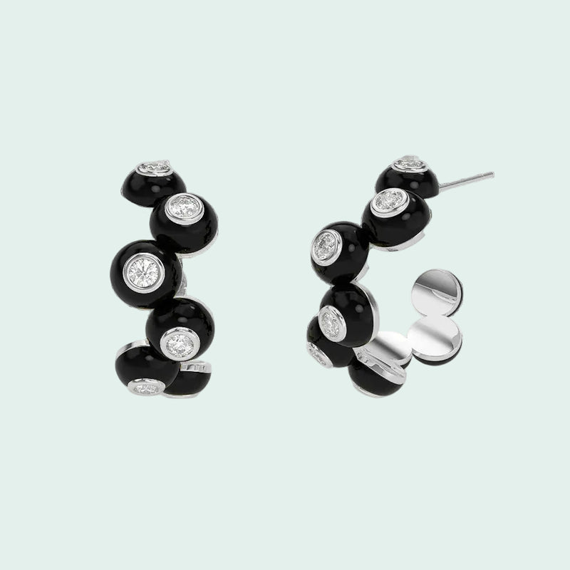 Dopamine Overdose Silver Earrings