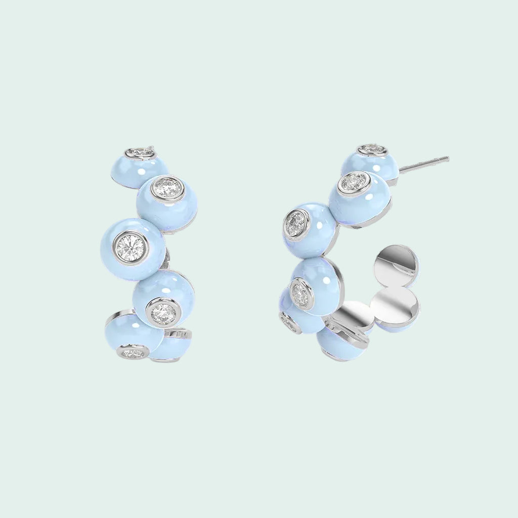 Dopamine Overdose Silver Earrings