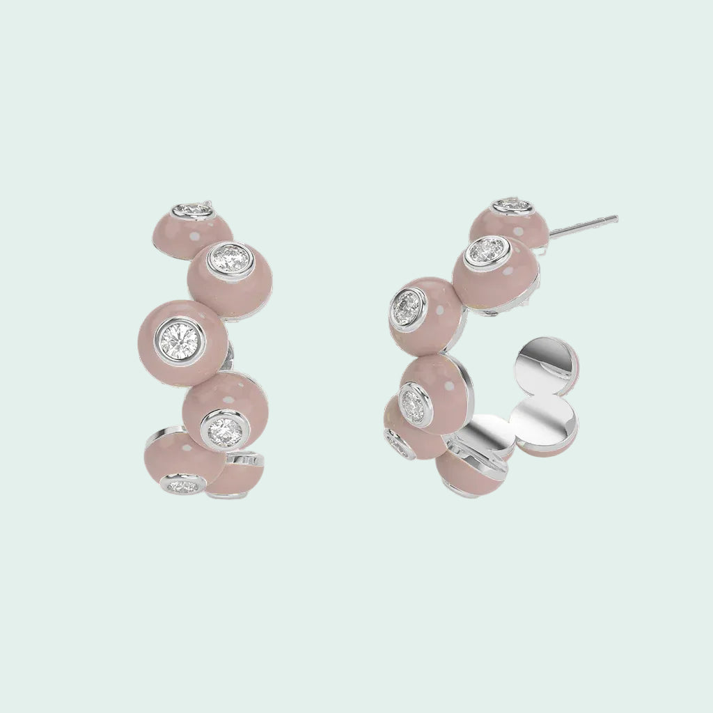 Dopamine Overdose Silver Earrings