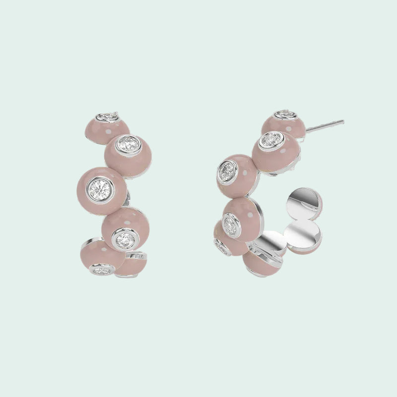Dopamine Overdose Silver Earrings