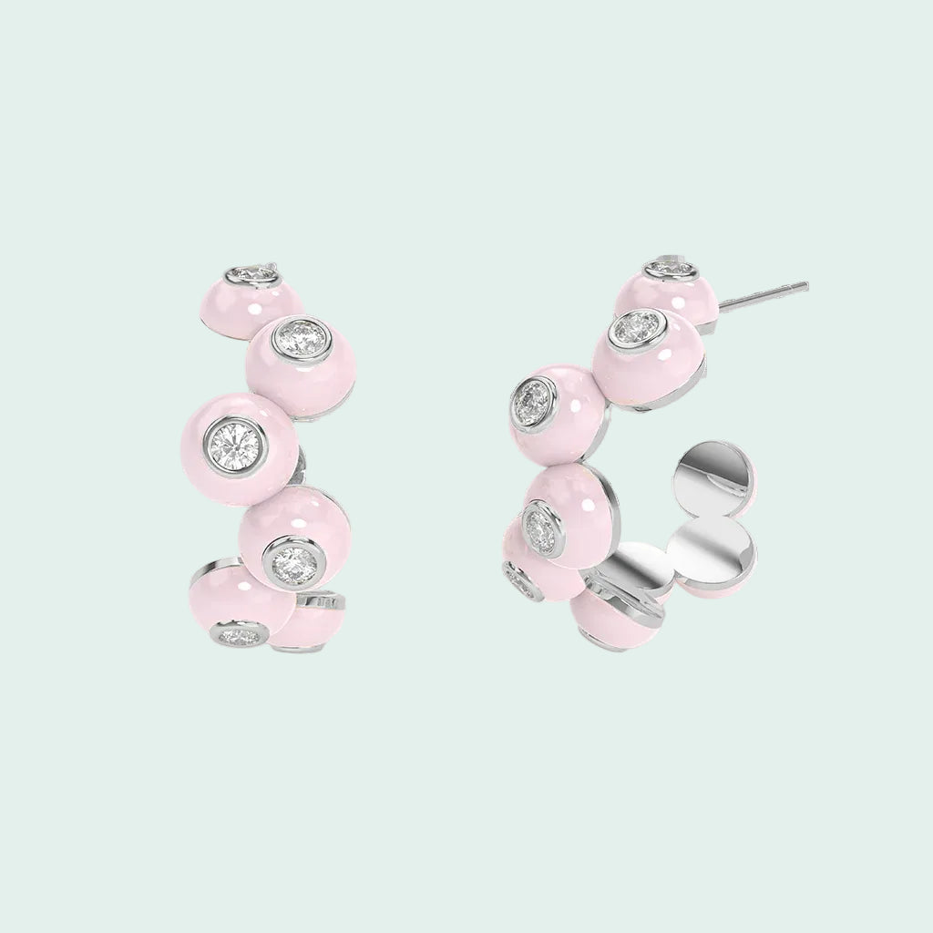 Dopamine Overdose Silver Earrings