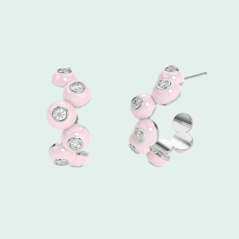 Dopamine Overdose Silver Earrings