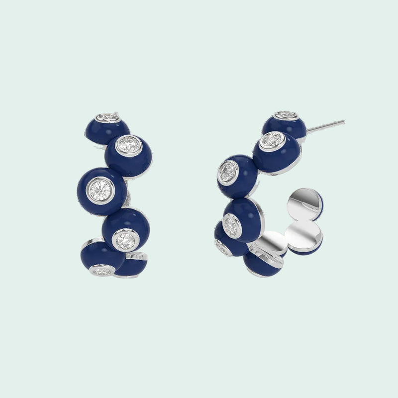 Dopamine Overdose Silver Earrings