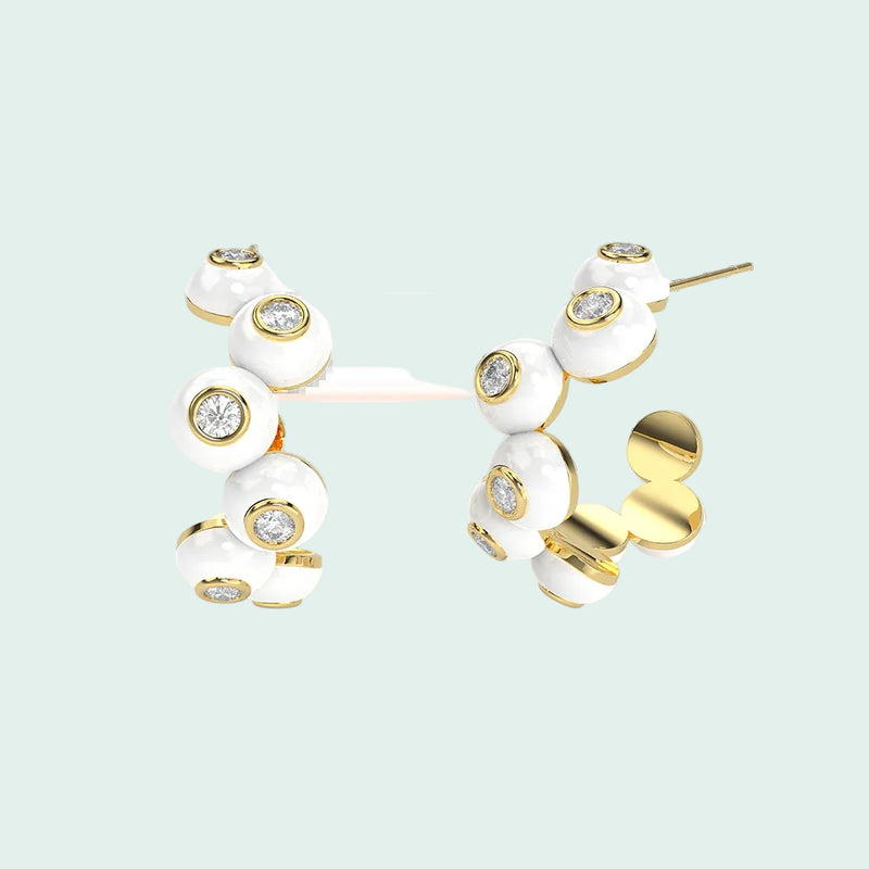Dopamine Overdose Gold Earrings