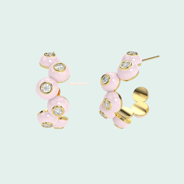 Dopamine Overdose Gold Earrings