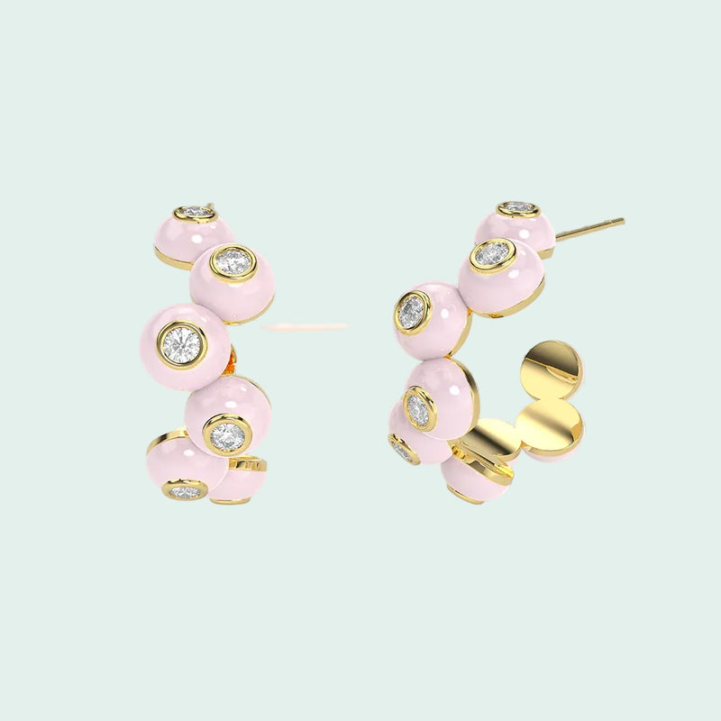 Dopamine Overdose Gold Earrings
