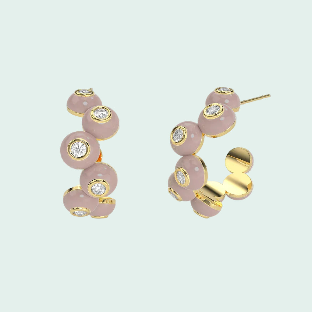 Dopamine Overdose Gold Earrings