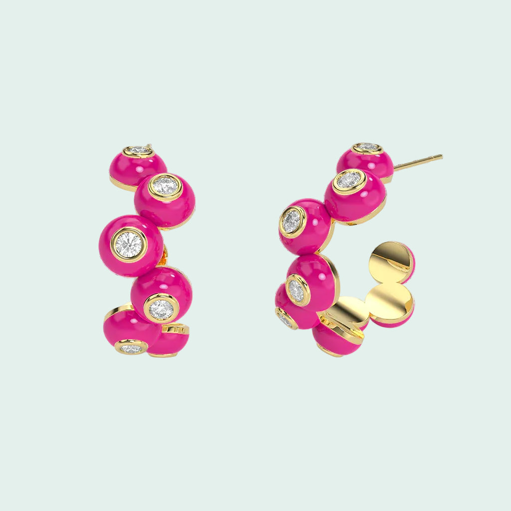 Dopamine Overdose Gold Earrings