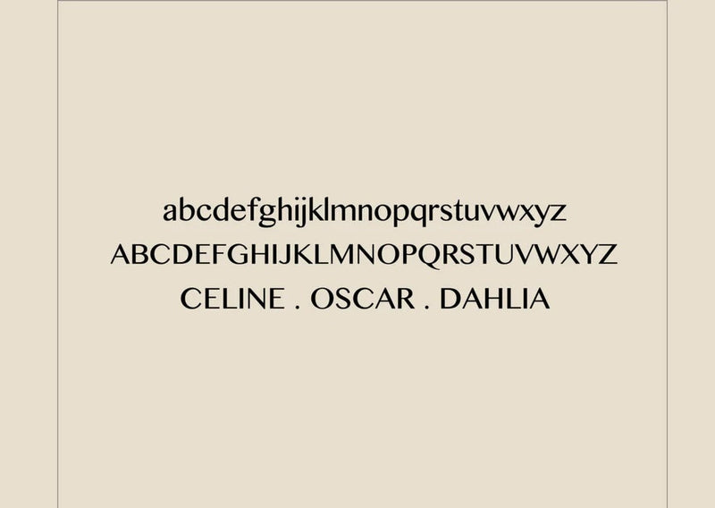 Dainty Personalized Letter Necklace