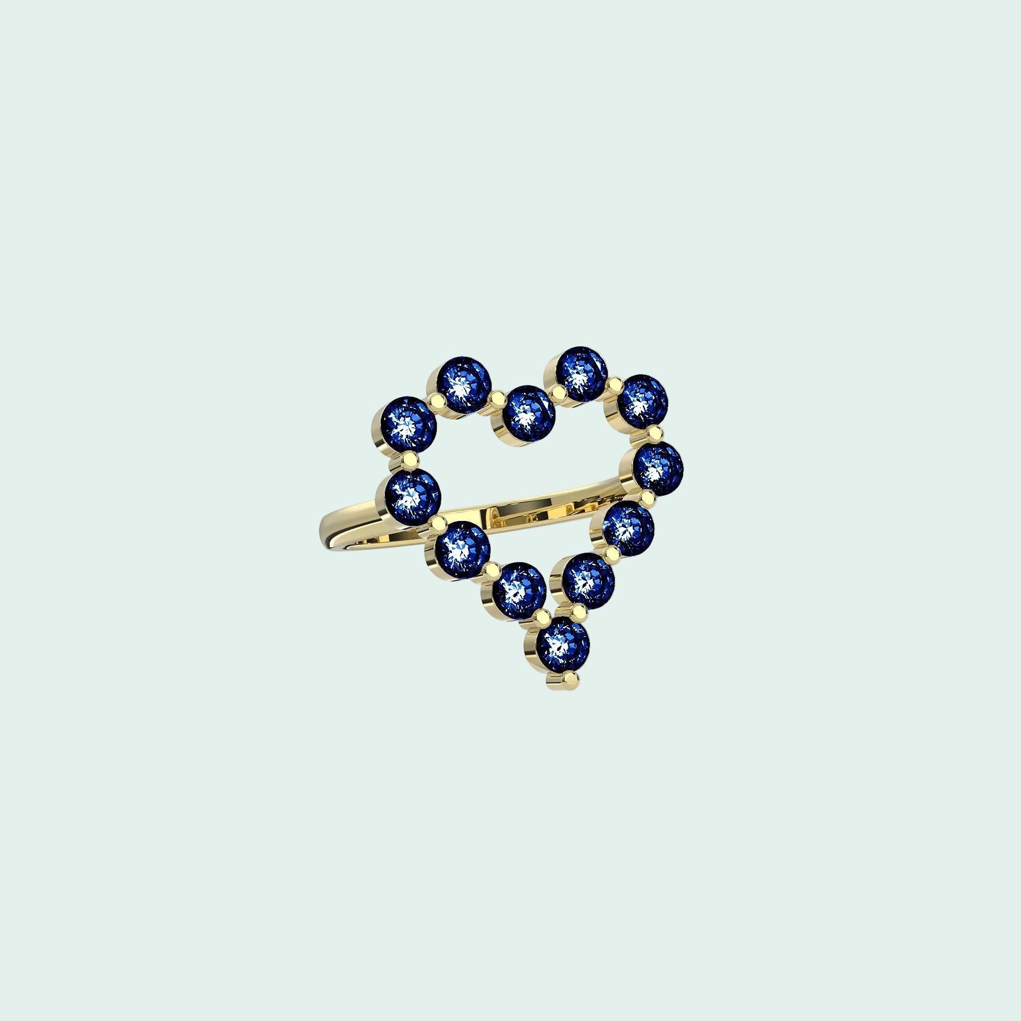 Heart Halo Ring
