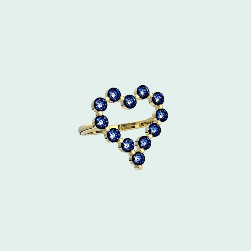 Heart Halo Ring