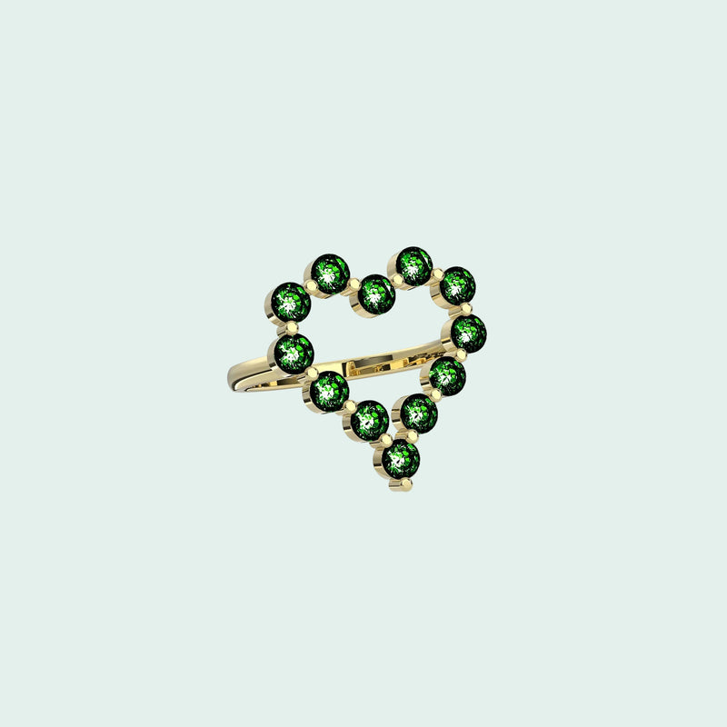 Heart Halo Ring