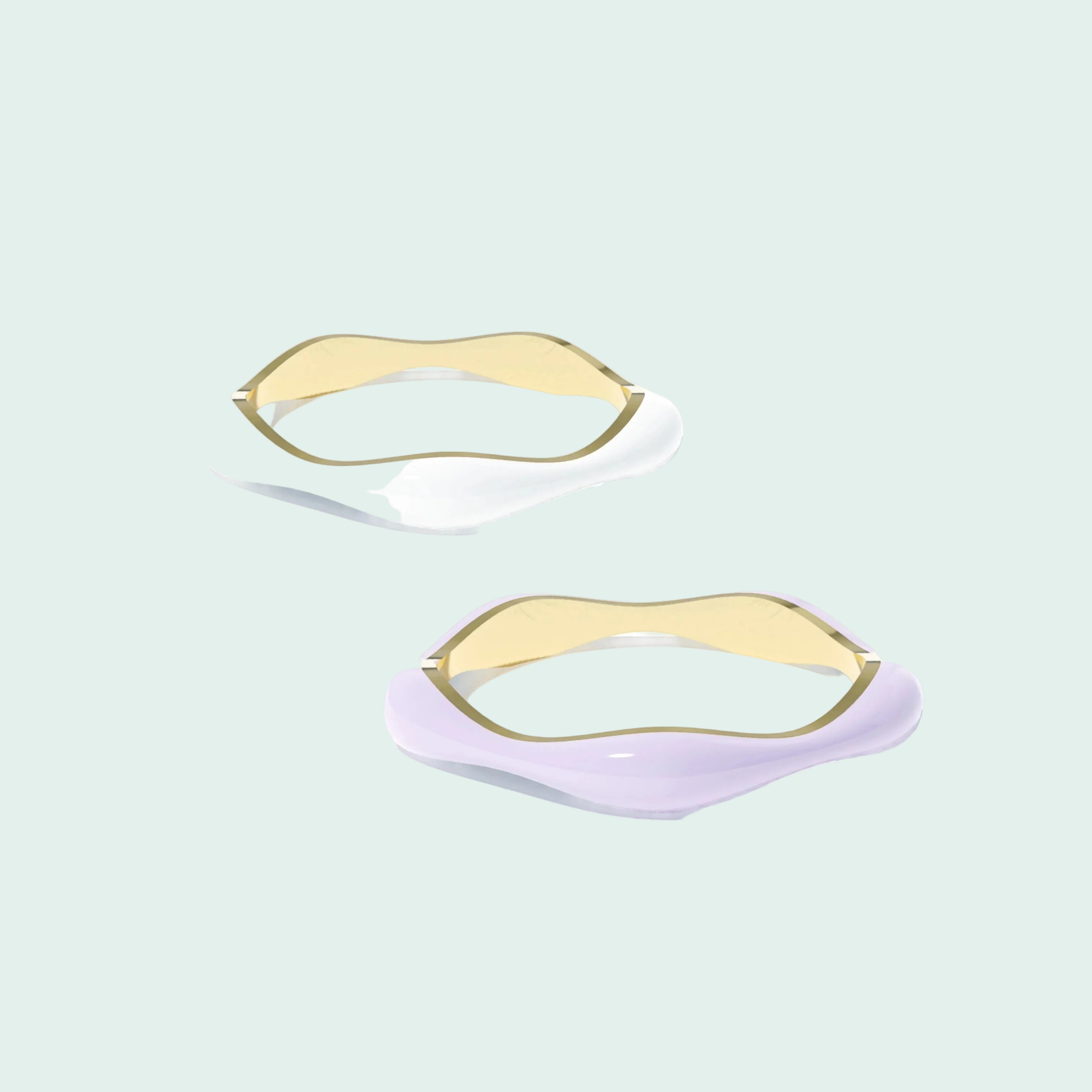 The Sugar Overdrive-Silver Ring set of 2
