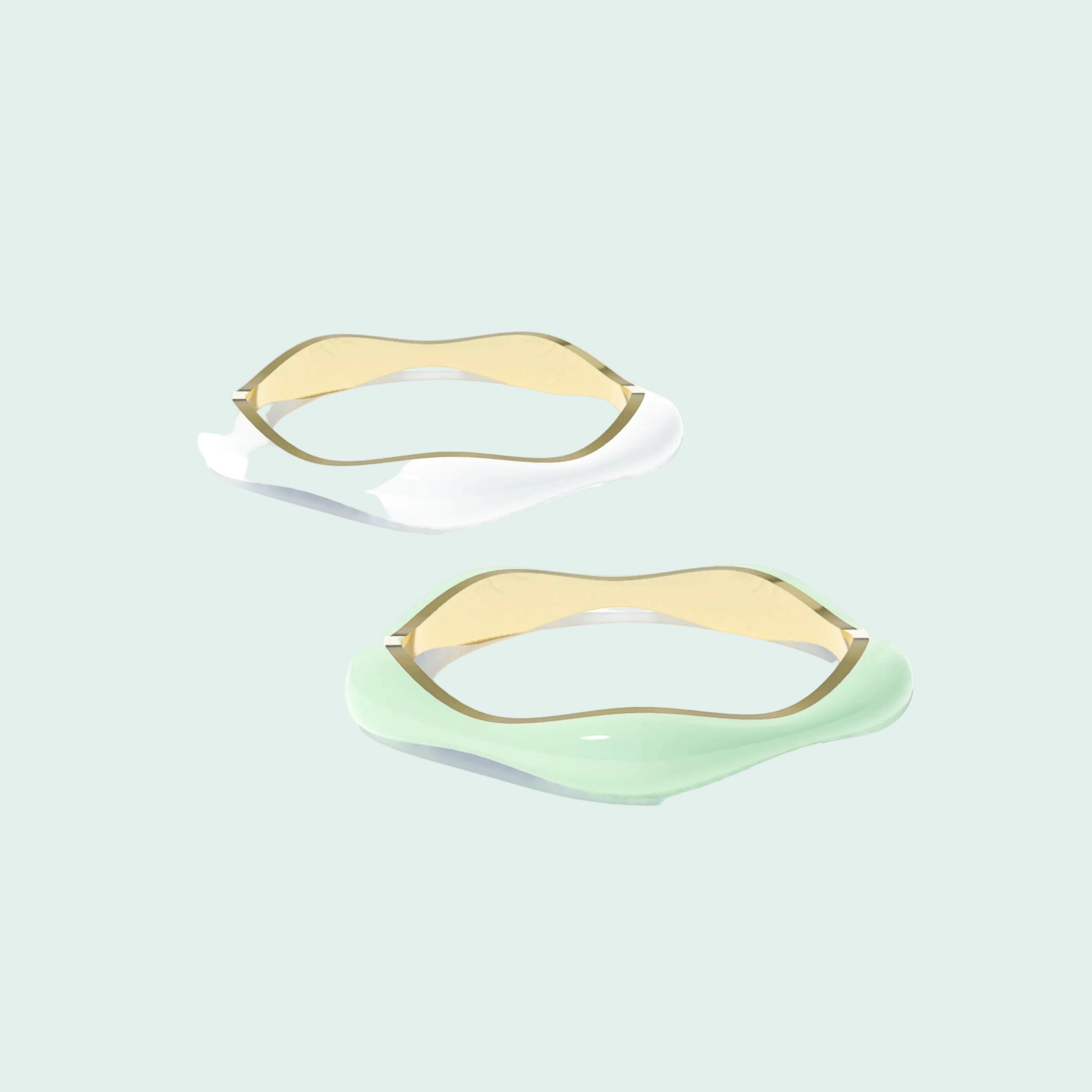 The Sugar Overdrive-Silver Ring set of 2