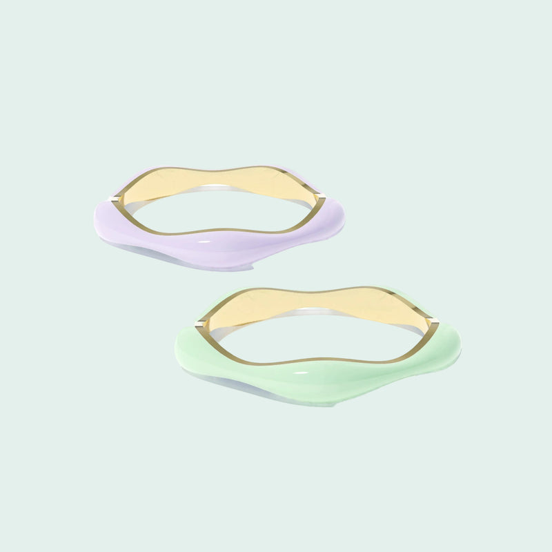 The Sugar Overdrive-Silver Ring set of 2