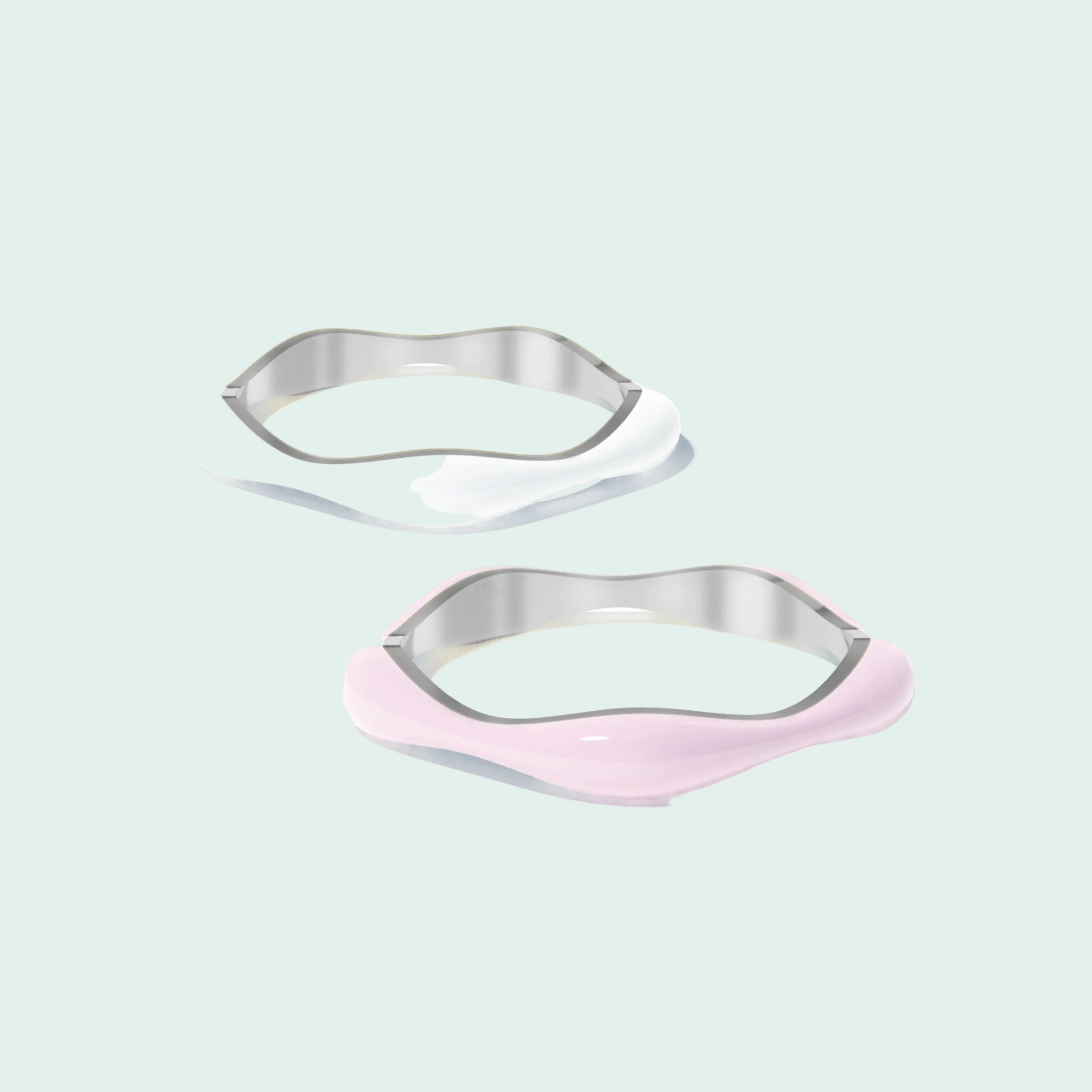 The Sugar Overdrive-Silver Ring set of 2