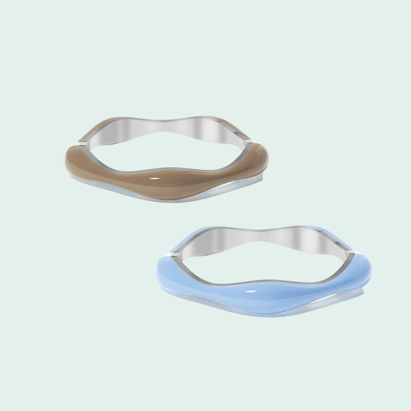 The Sugar Overdrive-Silver Ring set of 2