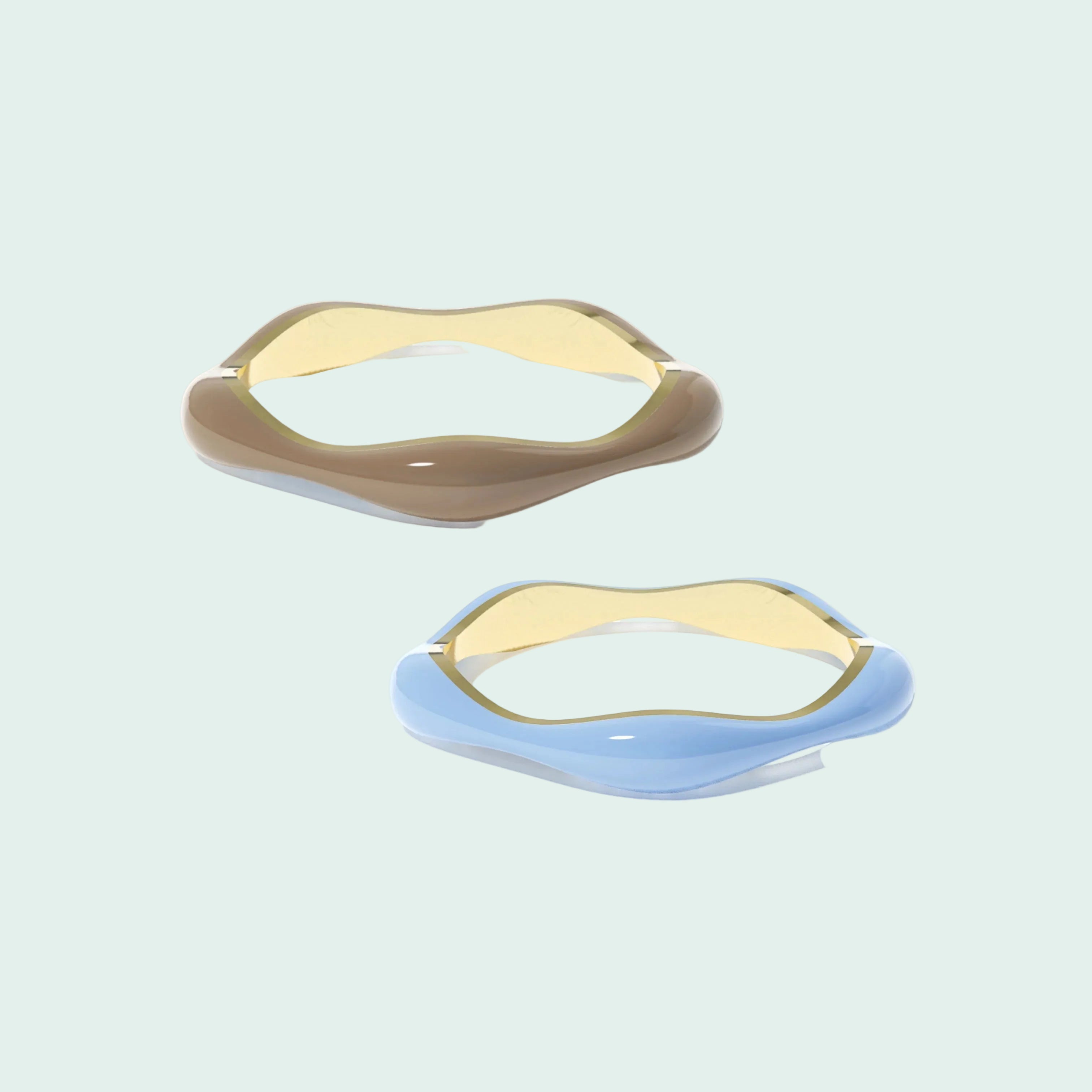 The Sugar Overdrive-Silver Ring set of 2