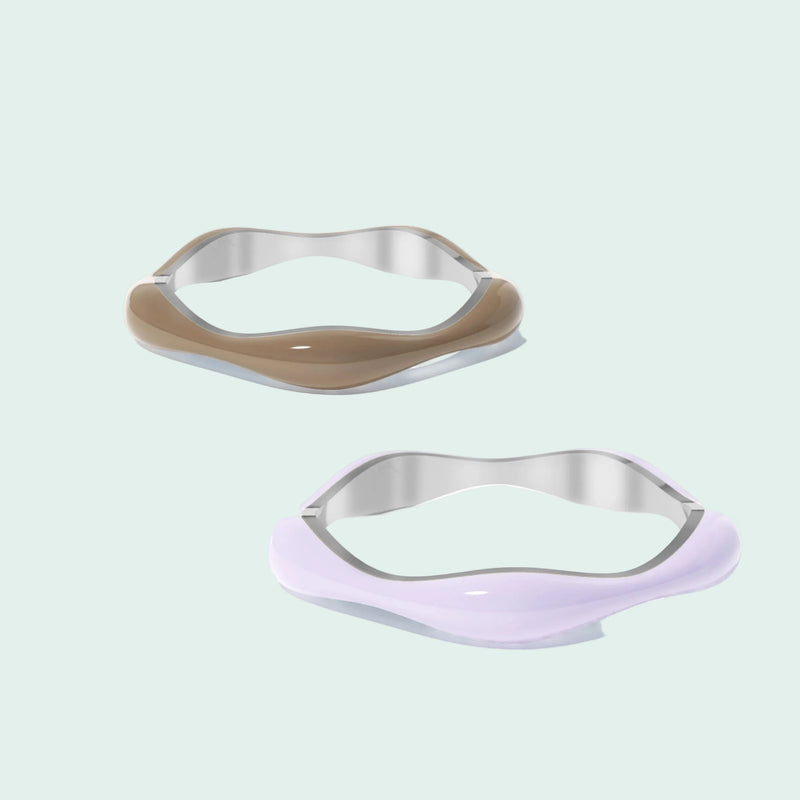 The Sugar Overdrive-Silver Ring set of 2